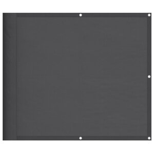 vidaXL Écran de balcon anthracite 90x700 cm 100  polyester oxford
