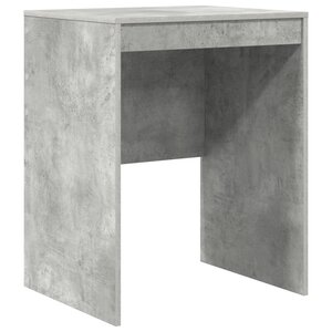 vidaXL Bureau d'écriture Béton gris Béton 60 x 50 x 76 cm Simple