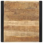vidaXL Table de salle à manger 70x70x75cm Bois de manguier massif brut