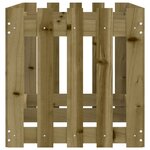 vidaXL Lit surélevé de jardin design de clôture bois de pin imprégné