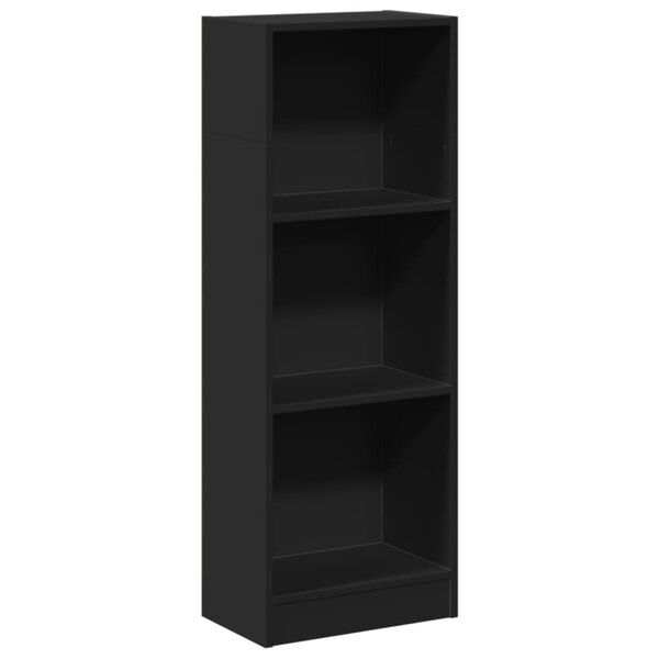 vidaXL Bibliothèque noir 40x24x109 cm bois d'ingénierie