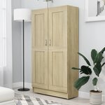 vidaXL Bibliothèque Chêne sonoma 82 5x30 5x150 cm Bois d’ingénierie