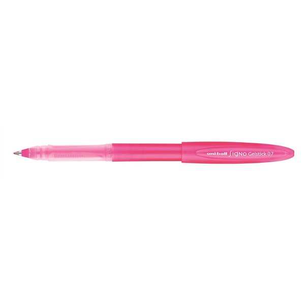Roller encre gel Signo UM170 pointe moyenne 0 7mm Rose x 12 UNI-BALL
