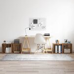 vidaXL Meuble TV 4 Pièces Marron 37 x 35 x 37 cm Bois d'ingénierie