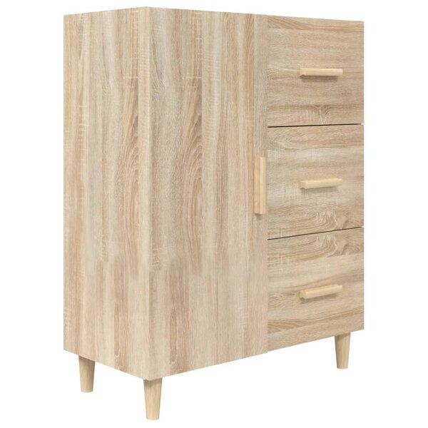 vidaXL Buffet chêne sonoma 69 5x34x90 cm bois d'ingénierie