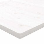vidaXL Dessus de table blanc 110x55x2 5 cm bois de pin massif