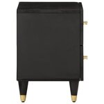 vidaXL Tables de chevet 2 Pièces 40x33x46 cm Bois de manguier solide