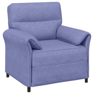 vidaXL Canapé 100 polyester cadre en métal MDF Contreplaqué