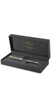 PARKER Sonnet Stylo bille  argent ciselé  Recharge noire pointe moyenne  Coffret cadeau