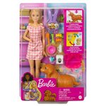 Barbie - barbie naissance des chiots - poupée - des 3 ans