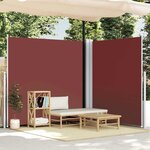 vidaXL Auvent latéral rétractable Marron 200x600 cm