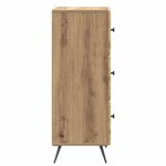 vidaXL Armoire à tiroirs Chêne artisanal 33 x 34 5 x 90 cm
