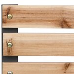 vidaXL Chaises de jardin lot de 2 Bois de sapin massif