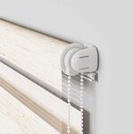 vidaXL Store zèbre beige marbré largeur du tissu 150 9 cm polyester