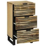 vidaXL Buffet Marron 40 x 33 x 75 cm bois de manguier massif