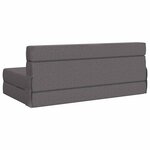 vidaXL Canapé-lit pliable Gris clair 152 x 86 5 x 60 cm Tissu