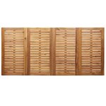 vidaXL Table à manger d'extérieur Marron Bois de teck solide