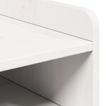 vidaXL Table de chevet avec tiroir 2 Pièces Blanc 38 x 36 x 29 5 cm