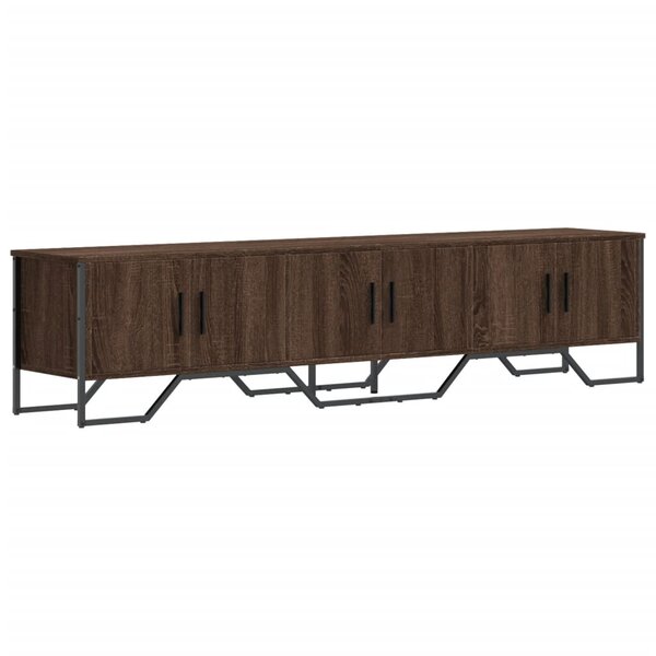 vidaXL Meuble TV chêne marron 180x34x41 cm bois d'ingénierie