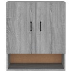 vidaXL Armoire murale Sonoma gris 60x31x70 cm Bois d'ingénierie