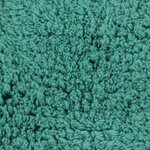 vidaXL Jeu de tapis de salle de bain 3 Pièces Tissu Turquoise