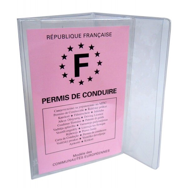 Color Pop Étui de Protection pour Permis de Conduire 3 volets