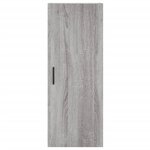 vidaXL Armoire murale sonoma gris 34 5x34x90 cm
