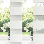 vidaXL Store zèbre blanc 105x150 cm largeur du tissu 100 9cm polyester