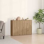 vidaXL Buffet chêne artisanal 60 x 31 x 84 cm Bois d'ingénierie