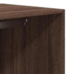 vidaXL Garde-robe chêne marron 80x50x200 cm bois d'ingénierie