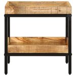 vidaXL Table d'appoint Marron 45 x 45 x 45 cm bois de manguier massif