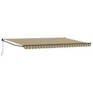 vidaXL Auvent Rétractable Multicolore 500 × 300 cm