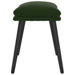 vidaXL Repose-pied Vert foncé 45x29 5x35 cm Velours