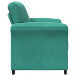 vidaXL Canapé 1 place Turquoise 88 x 83 x 95 cm Velours