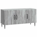 vidaXL Meuble TV Sonoma gris 99 x 34 5 x 50 cm Bois d'ingénierie