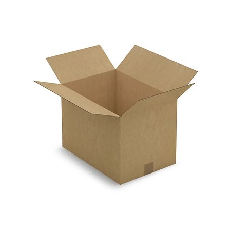 Caisse carton brune simple cannelure raja 43x30x30 cm (lot de 25)