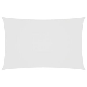vidaXL Voile de parasol tissu oxford rectangulaire 5x8 m blanc