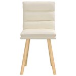 vidaXL Chaises à manger lot de 2 Lin