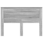 vidaXL Tête de lit Gris Sonoma 150 cm Bois d'ingénierie