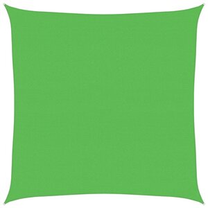 vidaXL Voile d'ombrage 160 g/m² Vert clair 4x4 m PEHD