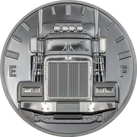 TRUCK KING OF THE ROAD 2 Once Argent Coin 10 Dollars Cook Islands 2022