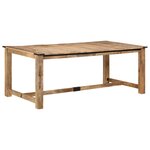 vidaXL Table à manger 200x100x75 cm bois de manguier massif