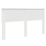 vidaXL Tête de lit Blanc Brillant 160 cm Bois d'ingénierie
