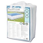 Bestway Couverture solaire de piscine rectangulaire 703x336 cm Bleu