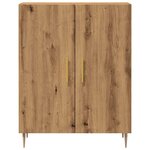 vidaXL Buffet chêne artisanal 69 5x34x90 cm bois d'ingénierie