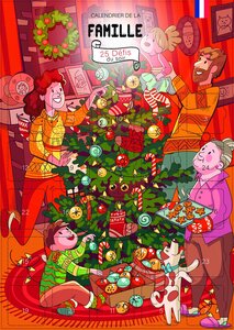 Calendrier de l'avent Famille 25 défis