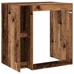 vidaXL Armoire pour machine à laver Bois ancien 87 x 60 x 89 cm