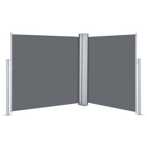 vidaXL Auvent latéral rétractable Anthracite 120 x 600 cm