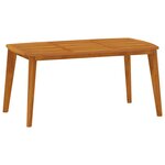 vidaXL Ensemble à manger de jardin 5 Pièces Bois d'acacia solide