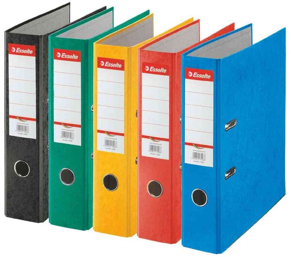 Classeur à levier Rainbow dos de 8 cm A4 couleur aléatoire ESSELTE